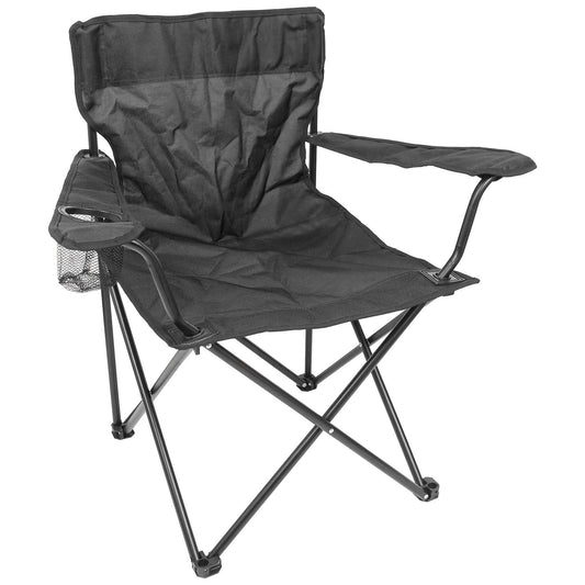 Folding Canvas Camping Chair: Beige