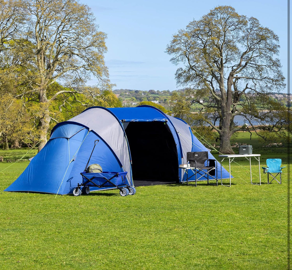 Trail Hartland XL 6 Man 2 Room Tent with Living Area