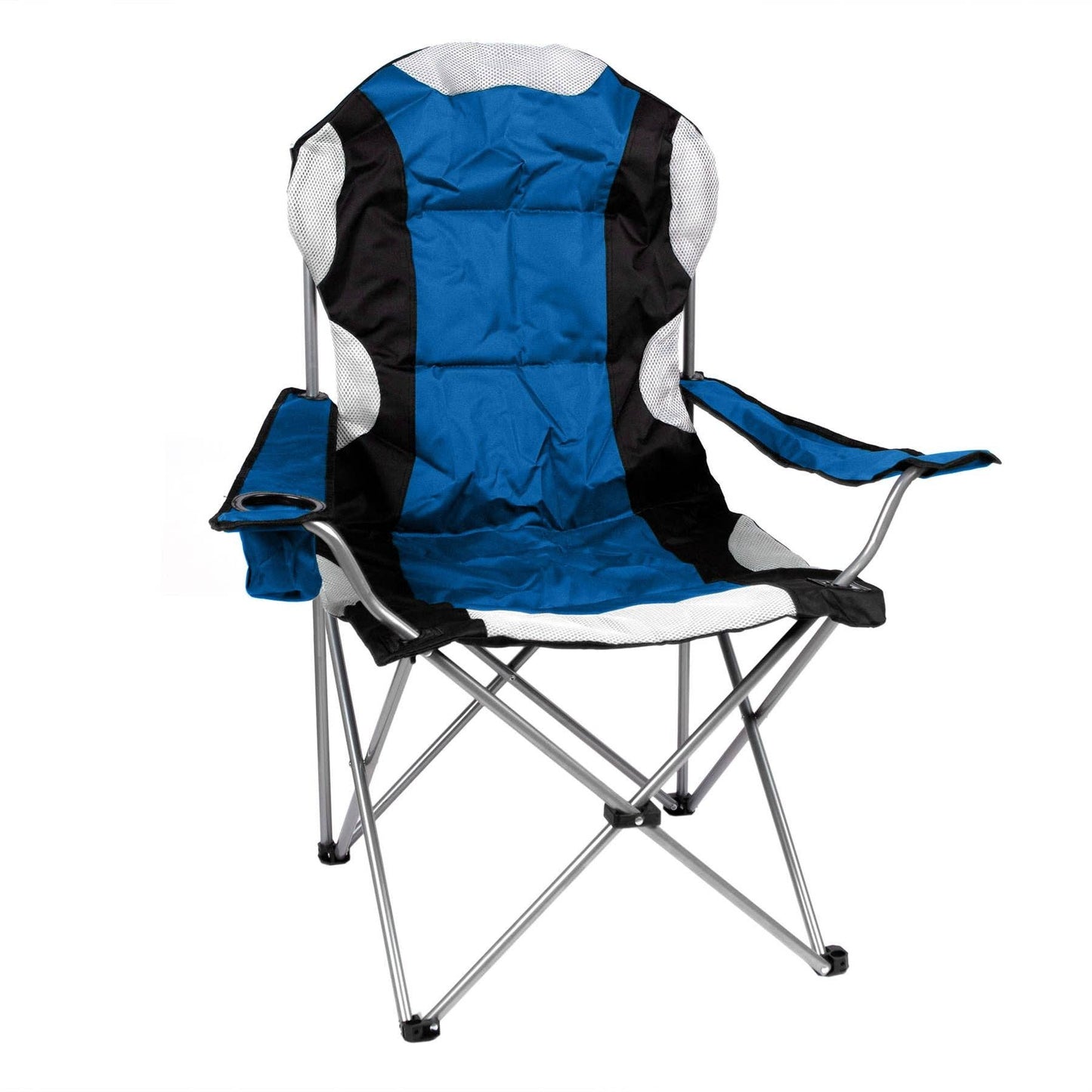 High Back Padded Camping Armchair - By Redwood: Green