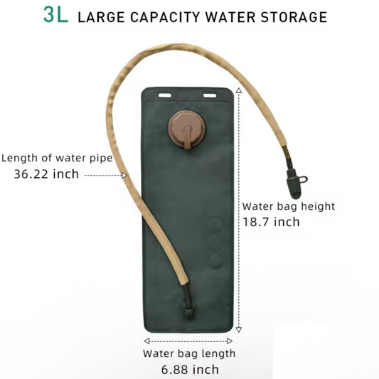 Hot selling 3L outdoor hiking/cycling hydration water bag