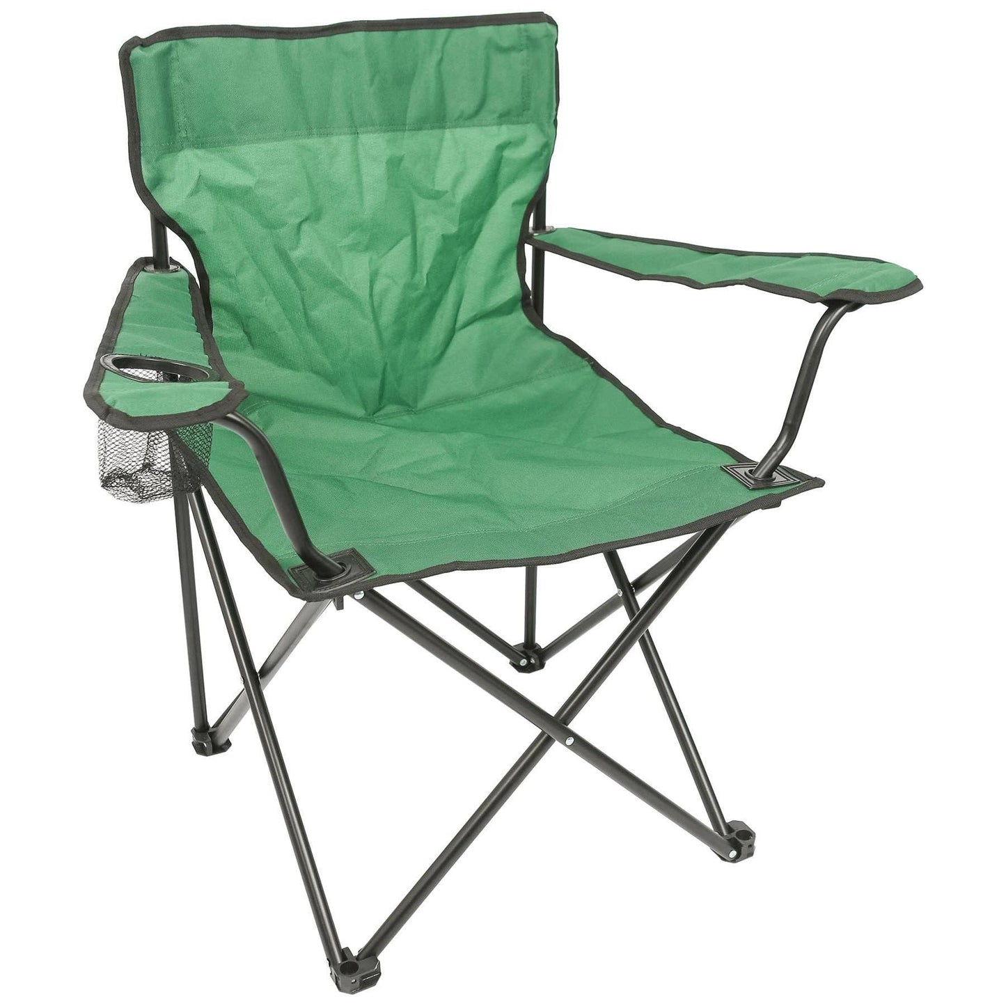 Folding Canvas Camping Chair: Beige