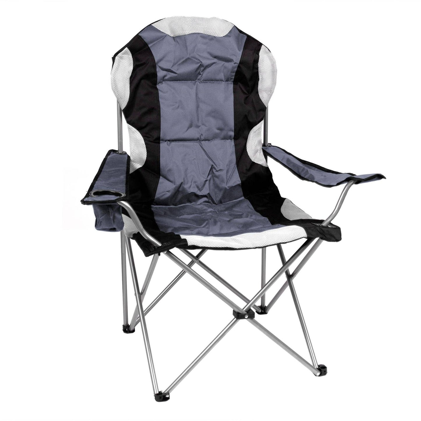 High Back Padded Camping Armchair - By Redwood: Green